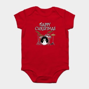 Christmas Drums Drummer Drum Teacher Xmas 2022 Baby Bodysuit